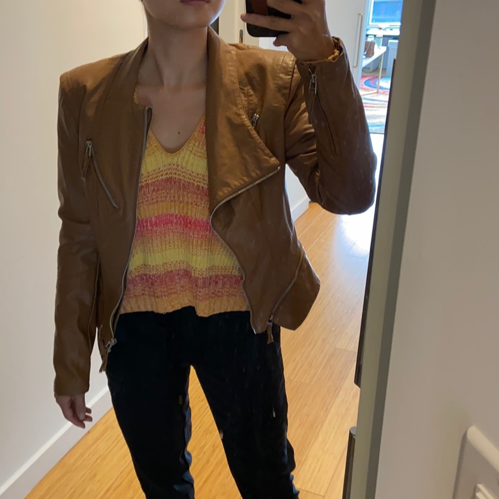 Blank NYC faux leather jacket size Medium